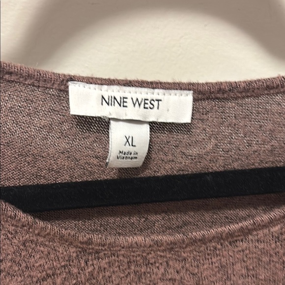 Nine West Long Sleeve Dress with Ruched Side - Picture 2 of 4